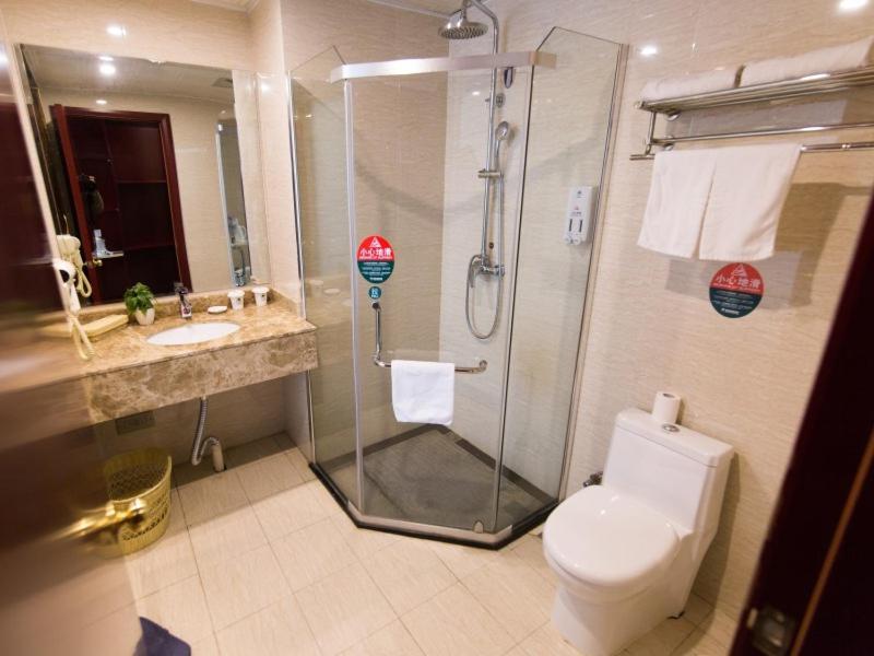 Greentree Inn Anhui Guangde Zhongyang Lecheng Business Hotel Exterior photo