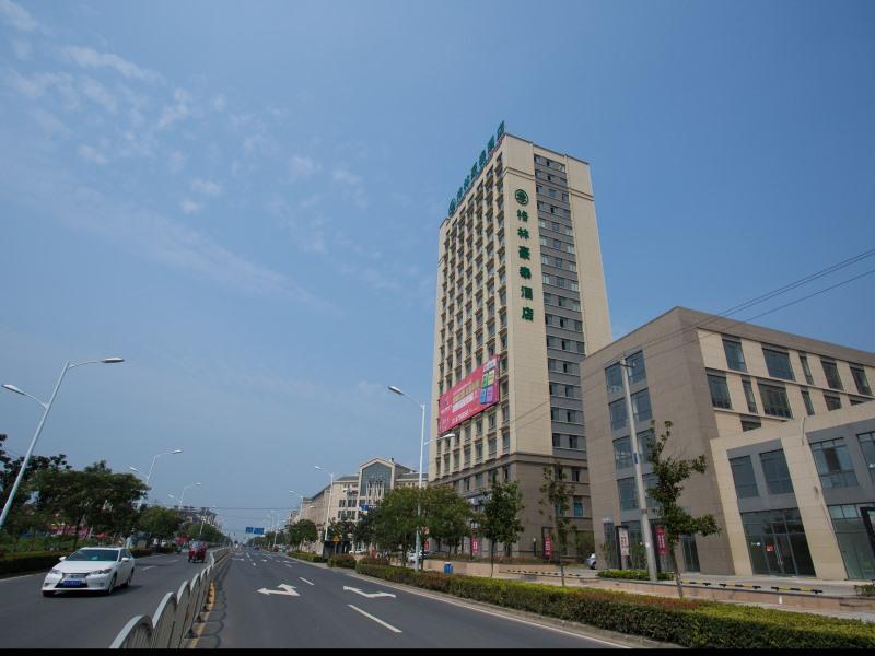 Greentree Inn Anhui Guangde Zhongyang Lecheng Business Hotel Exterior photo