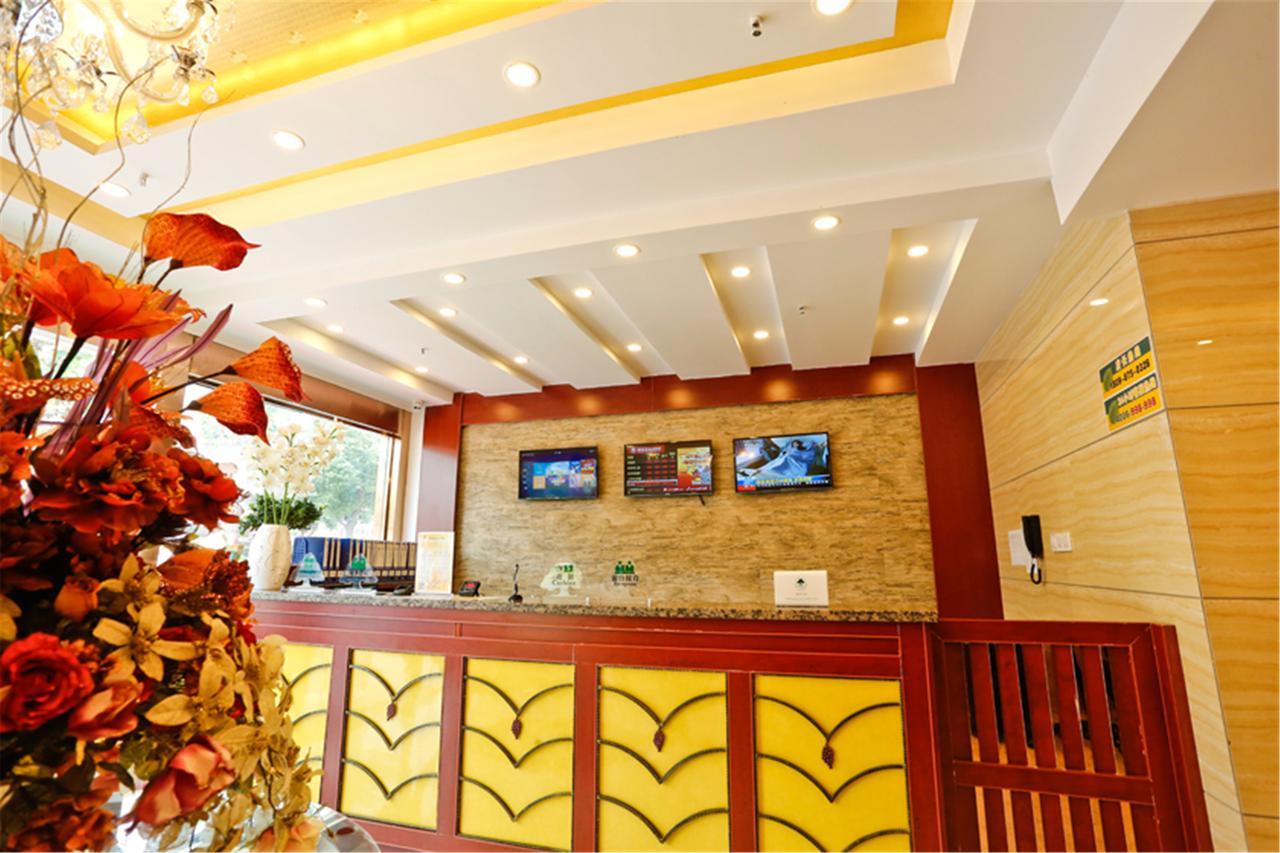 Greentree Inn Anhui Guangde Zhongyang Lecheng Business Hotel Exterior photo